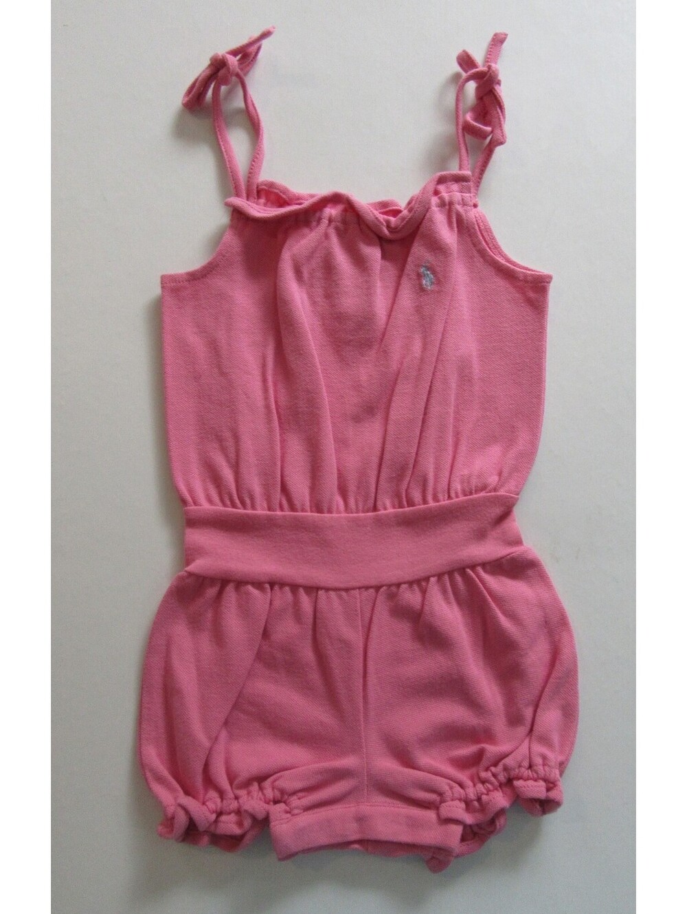 Ralph Lauren Baby Girls Shortall One Piece Romper Pink 6 Months